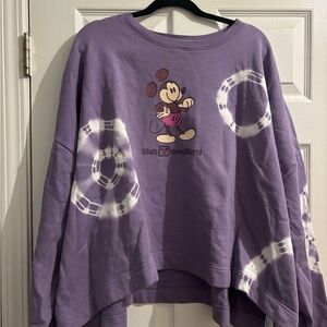 Purple Disney World Mickey Mouse Sweatshirt